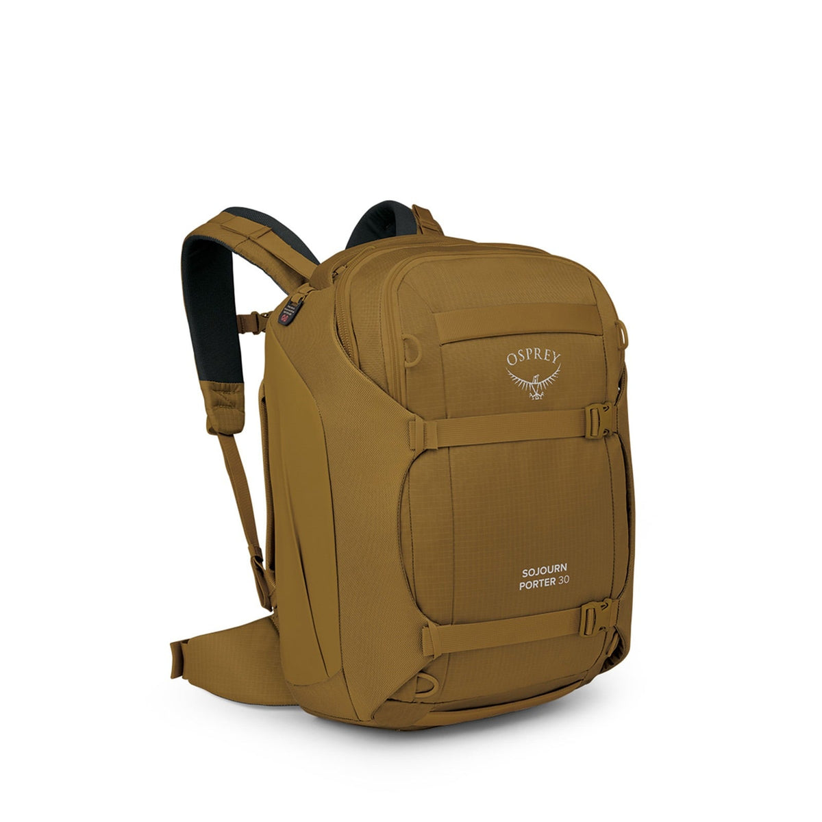 Osprey Sojourn Porter Travel Pack Carry-On-30L in Brindle Brown Heather — angle view 2 # color_Brindle Brown Heather