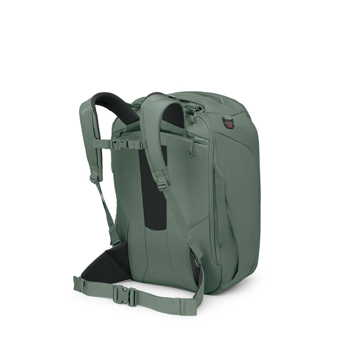 Osprey Sojourn Porter Travel Pack-46L in Koseret Green — back view