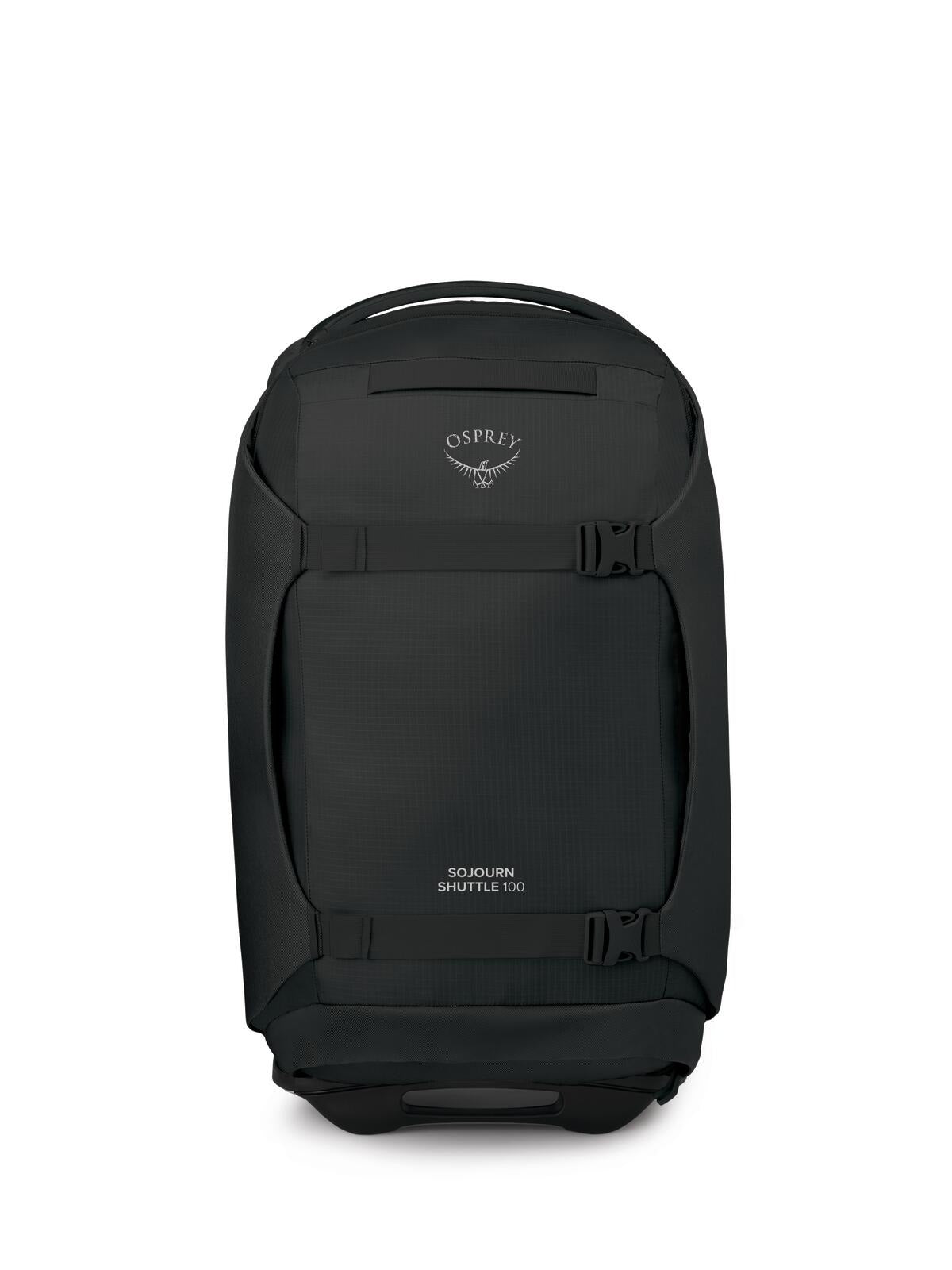 Osprey Sojourn Shuttle Wheeled Duffel 30"/100L in Black — front view