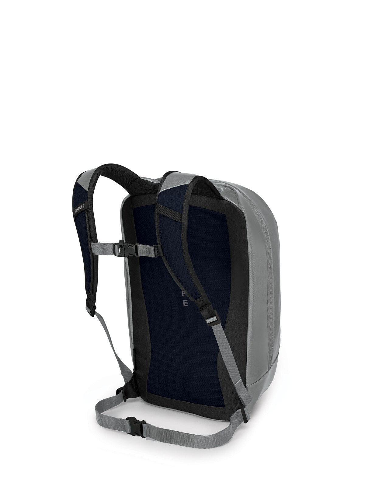 Osprey Transporter Panel Loader Backpack 20L in Smoke Grey — back view