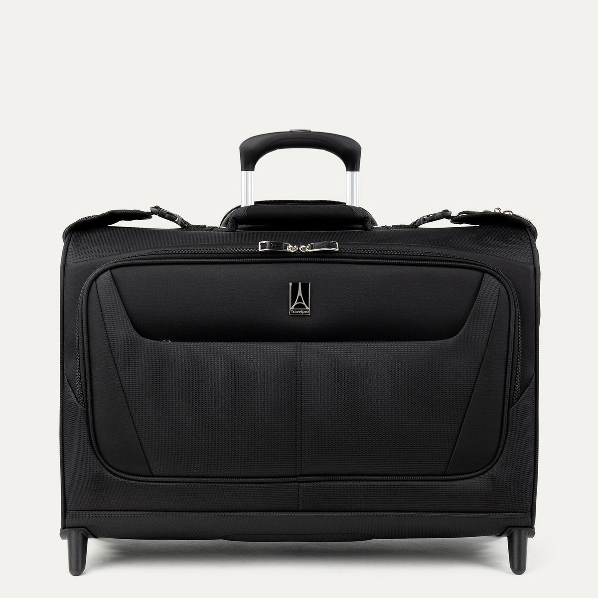 Travelpro Maxlite 5 Carry-On Rolling Garment Bag in Black — front view