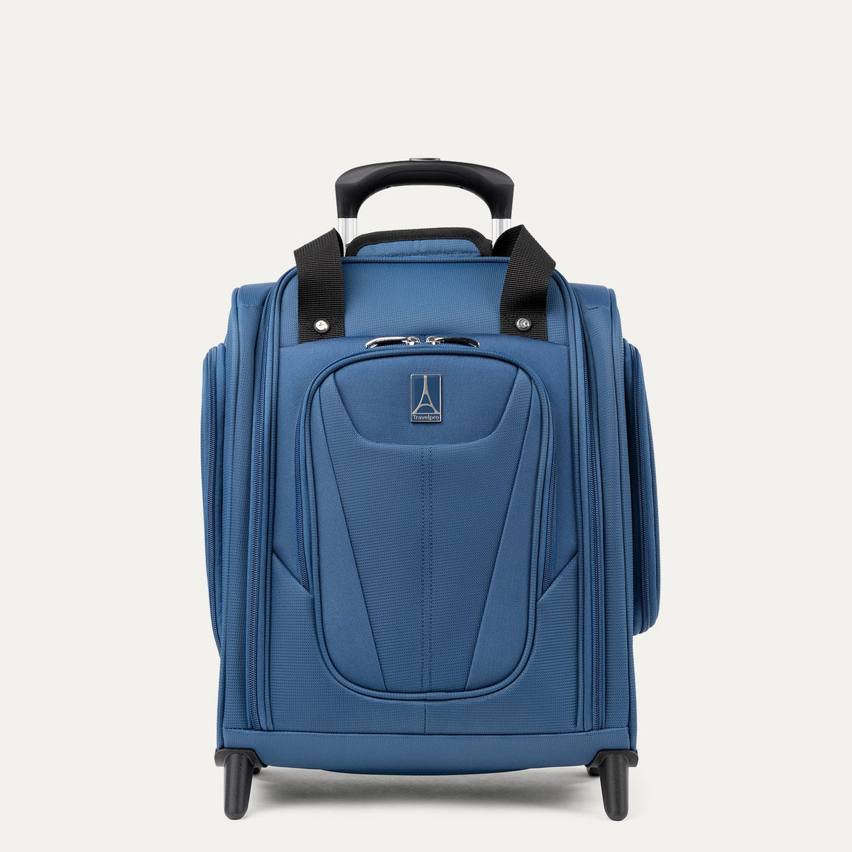 Travelpro Maxlite 5 Carry-On Rolling Underseat Bag in Ensign Blue — front view # color_Ensign Blue