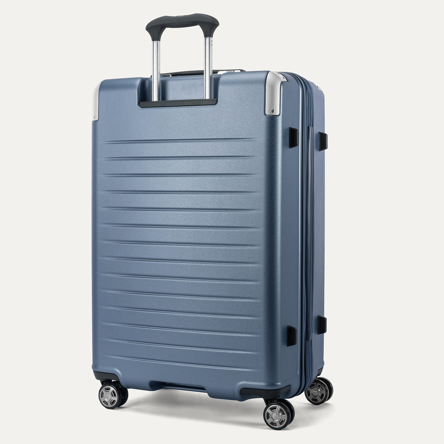 Travelpro Platinum Elite Hardside Large Check-In Expandable Spinner in Dark Sky Blue — back view