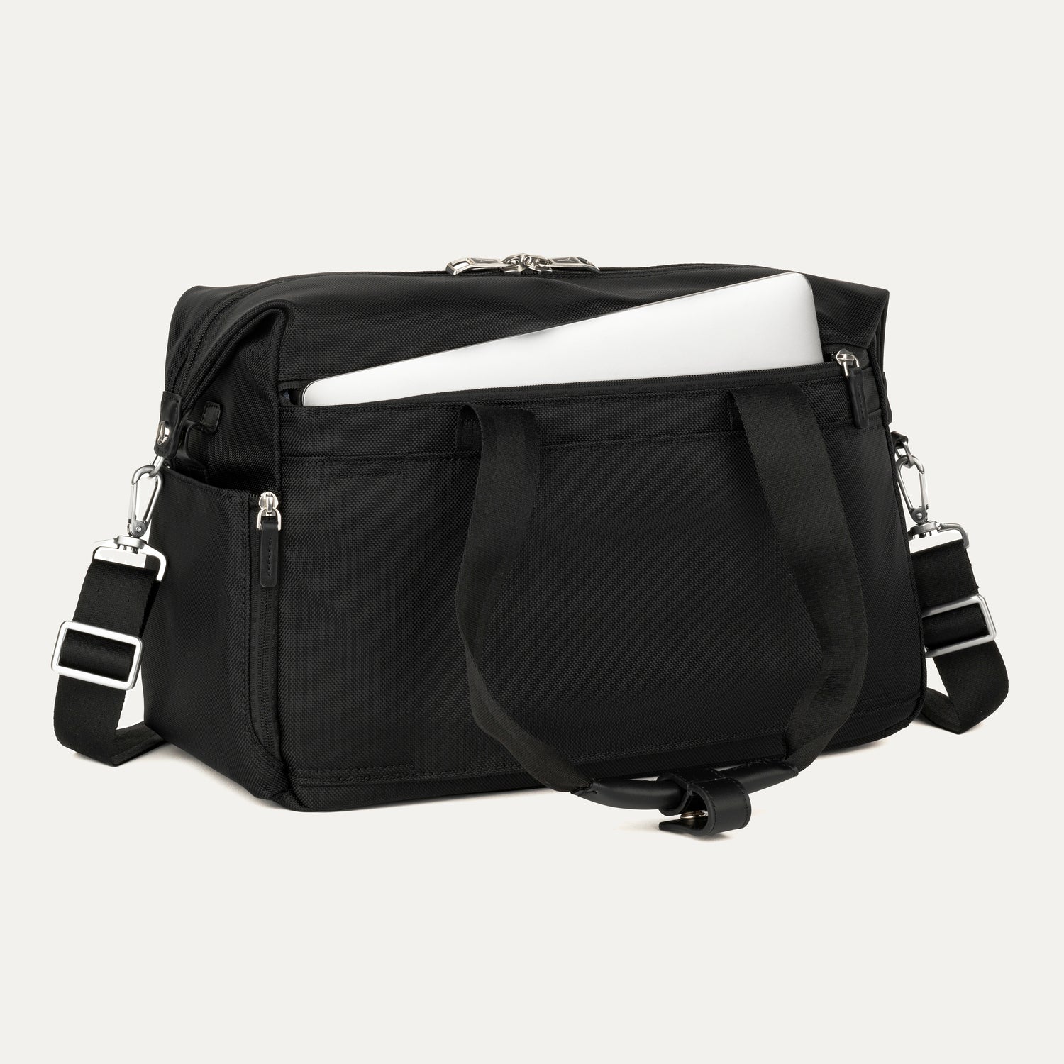 Travelpro Platinum Elite UnderSeat Tote in Black — interior view