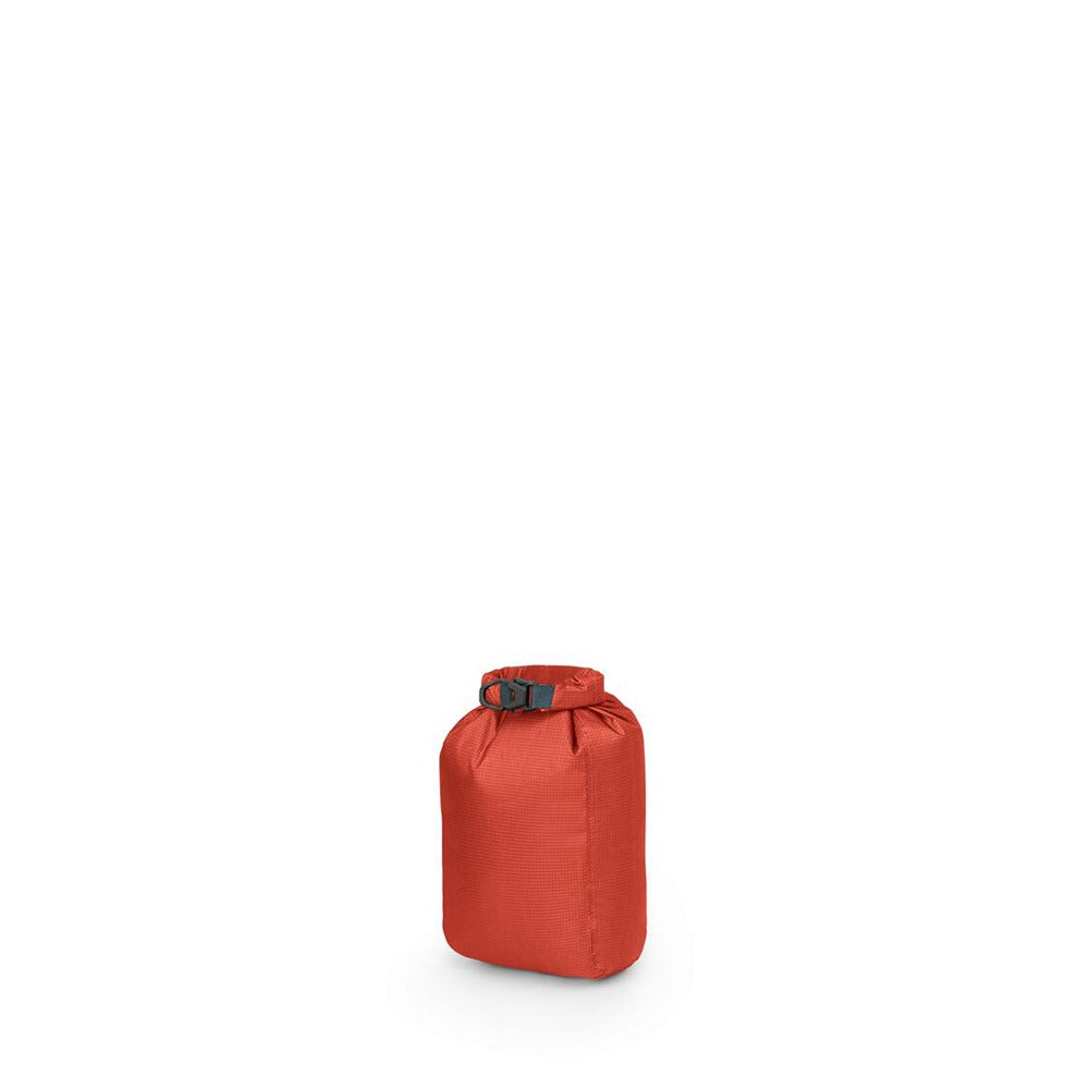 Osprey Ultralight Dry Sack 3L in Mars Orange — back view