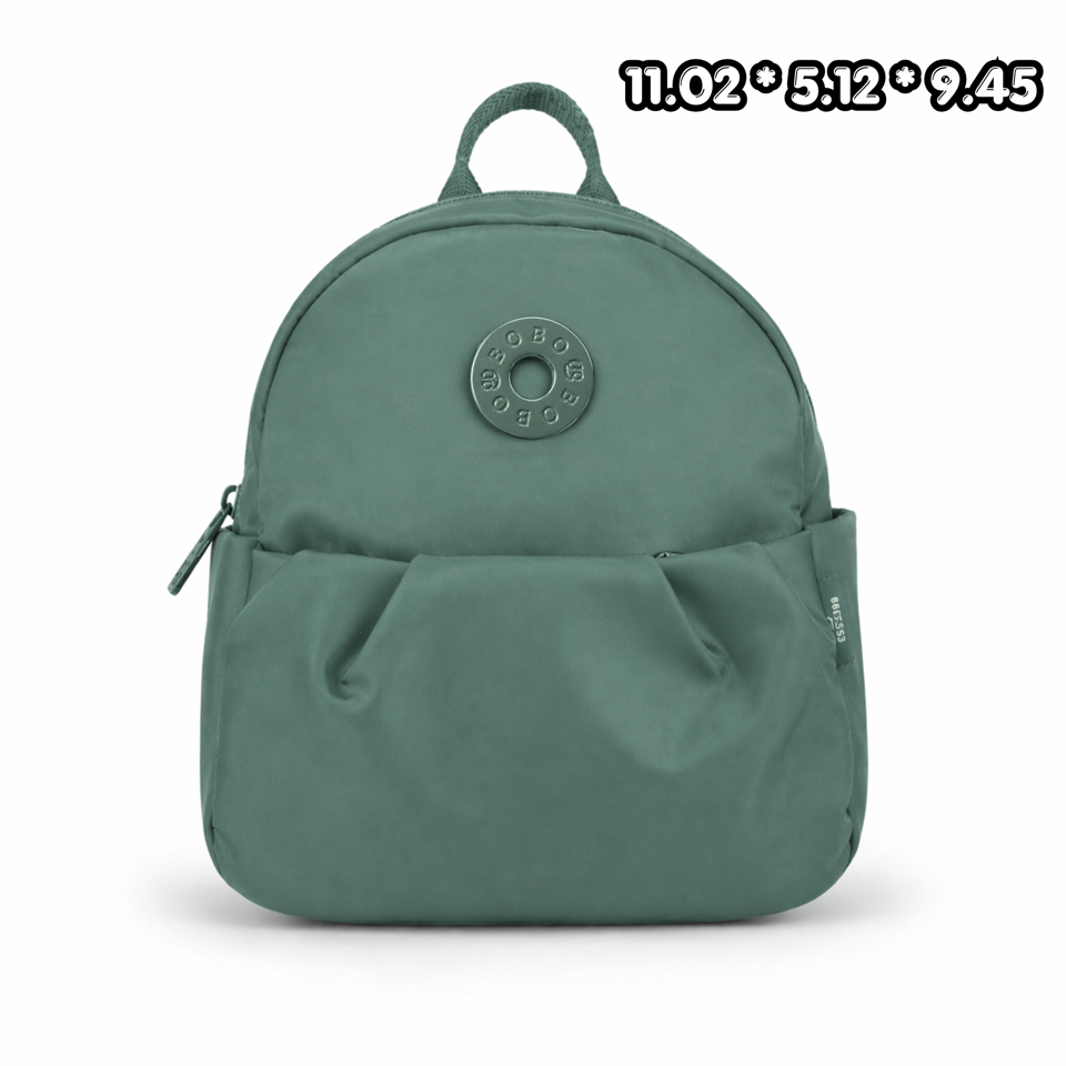 BoBo 0934 Mini Backpack for Women – Lightweight Nylon Daypack with Front Pocket