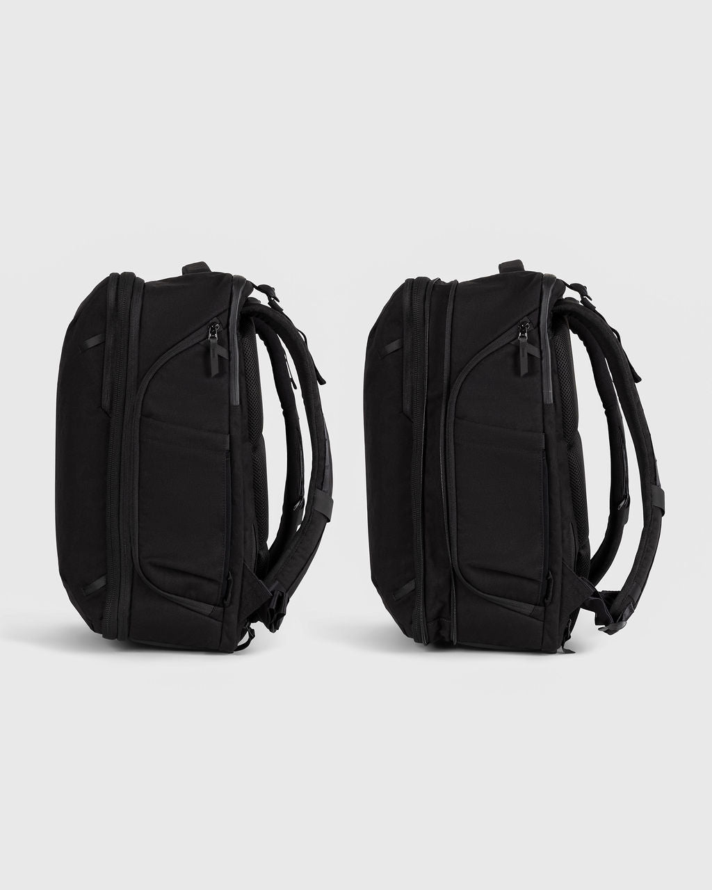 VRSA Travel Backpack 32L in Black — angle view 2