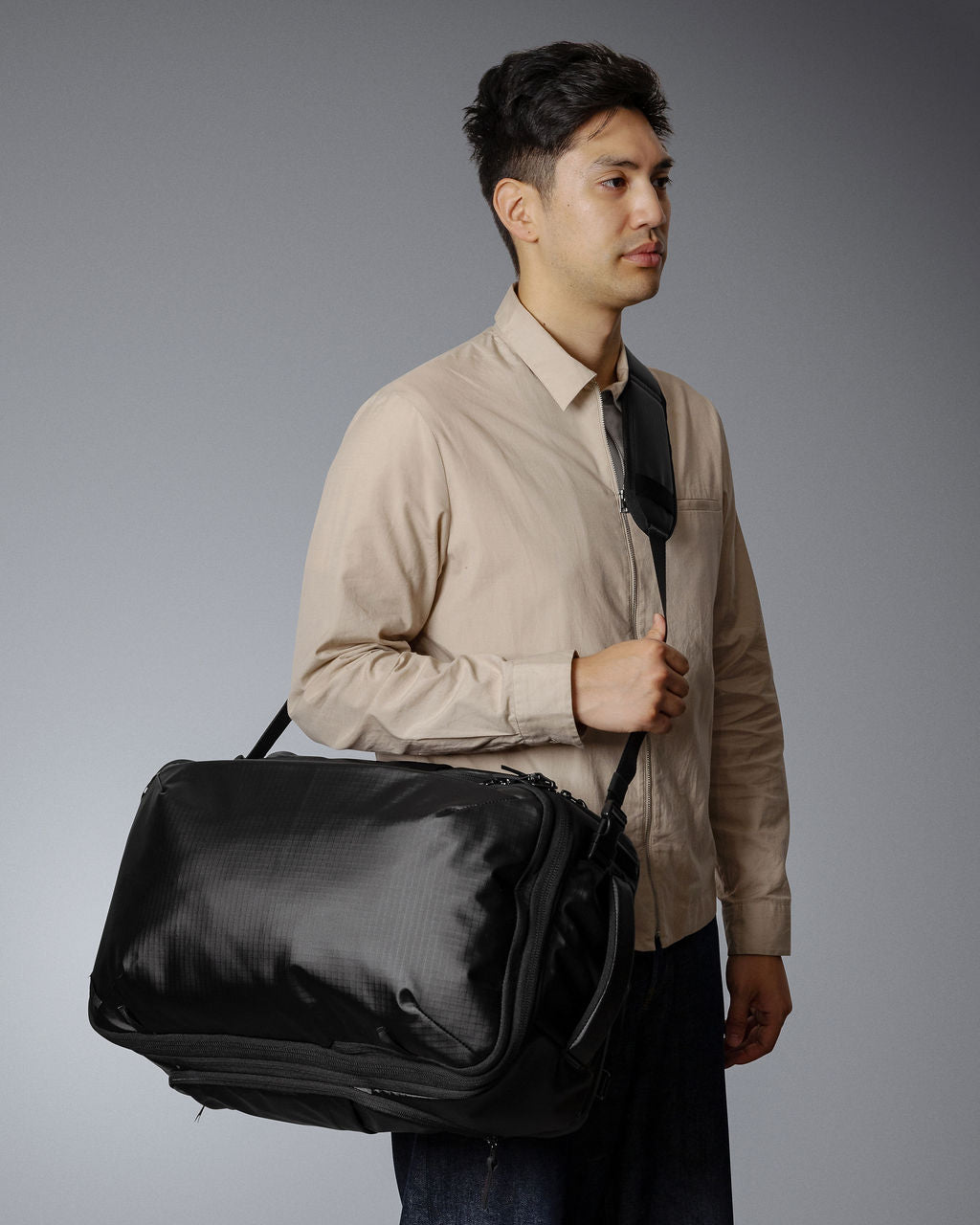 VRSA Shoulder Strap in Black — lifestyle