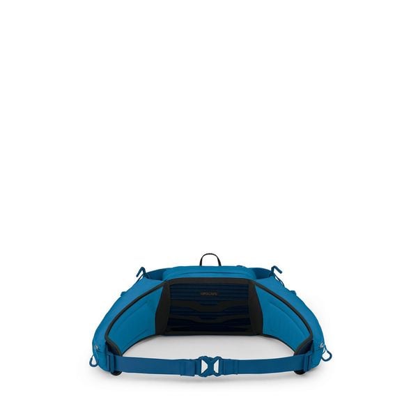 Osprey Talon 6 Extended Fit Lumbar Pack 6L in Scoria Blue/Night Shift — detail view