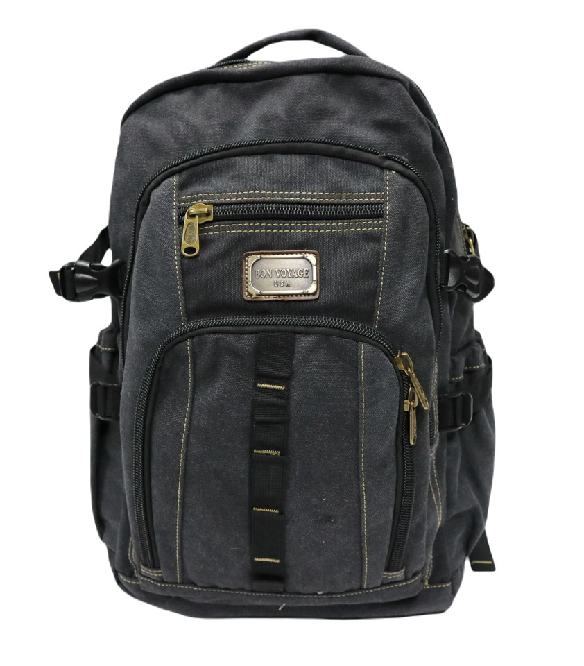 bonvince laptop backpack Bon Voyage 6691 Canvas Multiple utility pockets keep gifts for dad from daughter Color:Tan ACU Snag Proof Zoo Dog