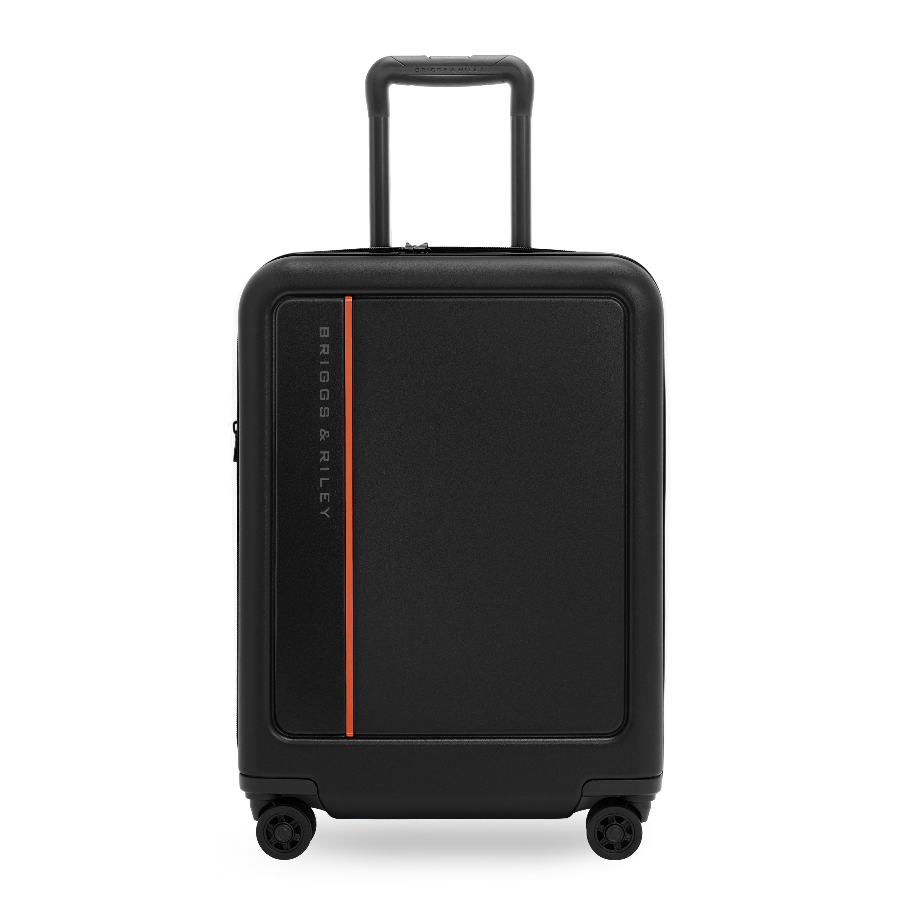 Briggs & Riley ZDX Global 21" Hardside Carry-On Expandable Spinner in Black — front view # color_Black