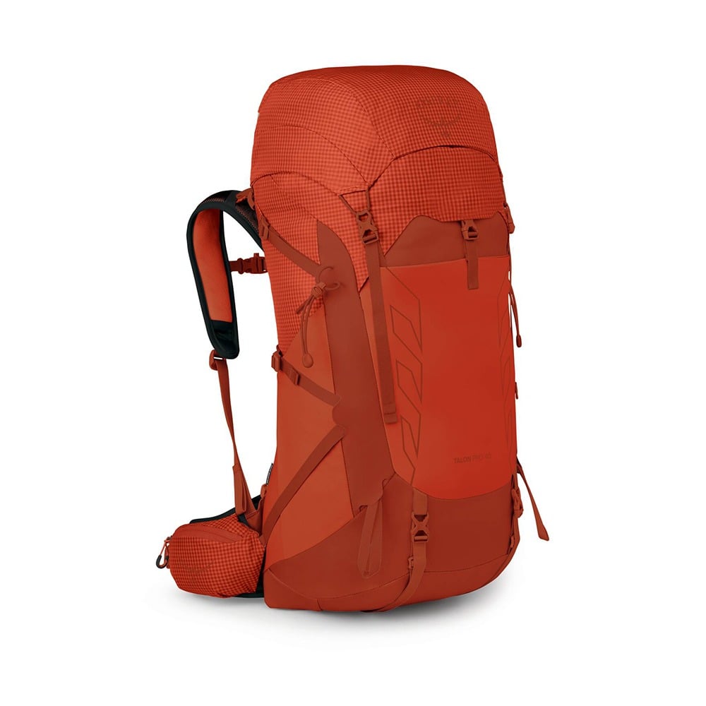 Osprey Talon Pro 40 Hiking Backpack 40L in Mars Orange — front view