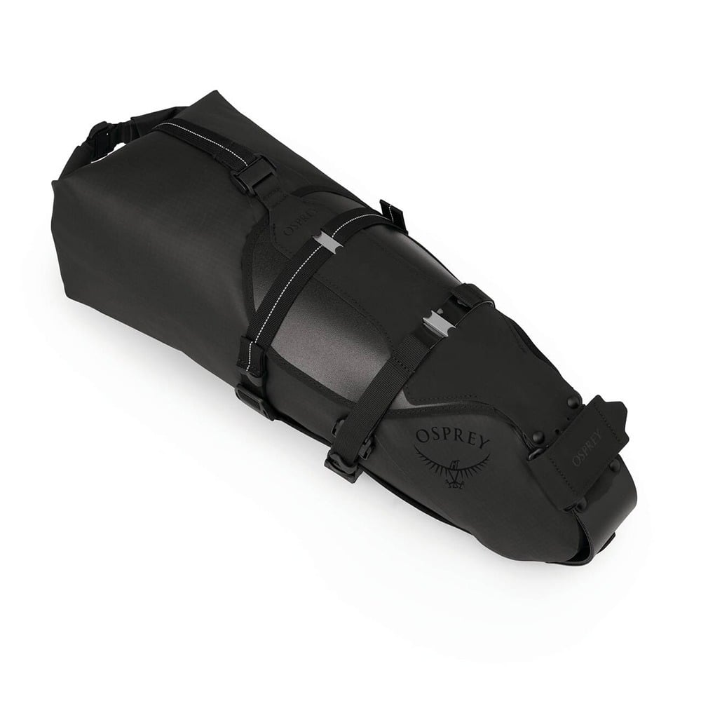 Osprey Escapist Saddle Bag Large 9L in Black — front view