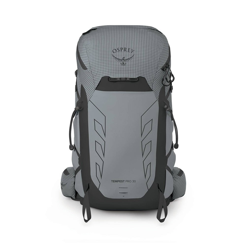 Osprey Tempest Pro 30 Women's Hiking Backpack 30L in Silver Lining — angle view 2