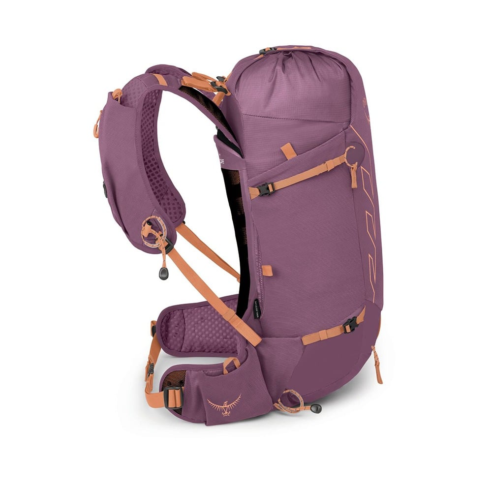 Osprey Tempest Velocity 20 Hiking Backpack 20L in Pashmina Melon — angle view 3