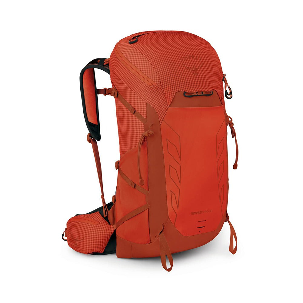 Osprey Tempest Pro 30 Women's Hiking Backpack 30L in Mars Orange — front view
