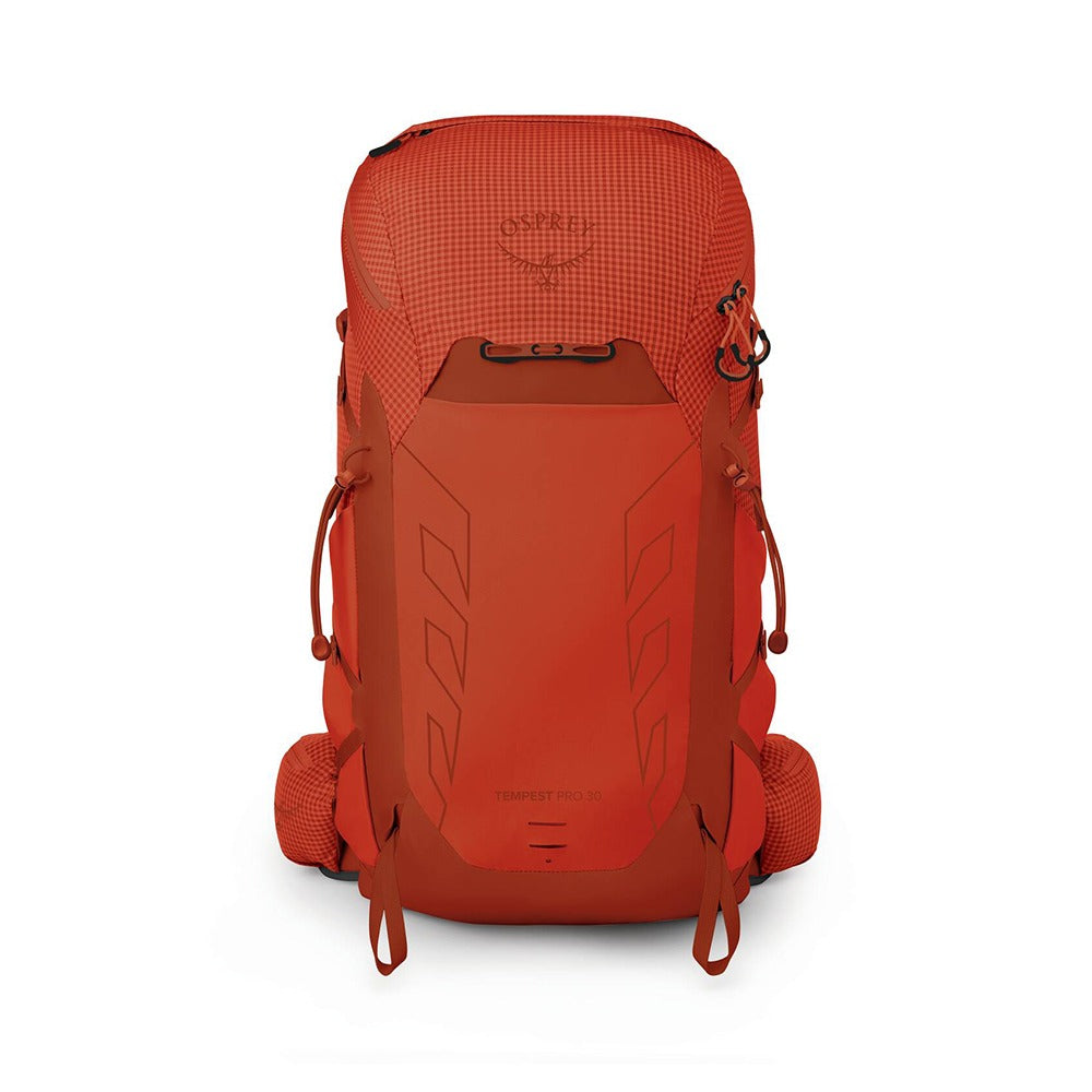 Osprey Tempest Pro 30 Women's Hiking Backpack 30L in Mars Orange — angle view 2