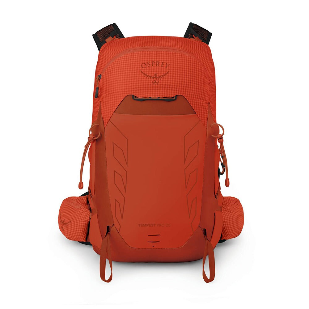 Osprey Tempest Pro 20 Women's Hiking Backpack 20L in Mars Orange — angle view 3