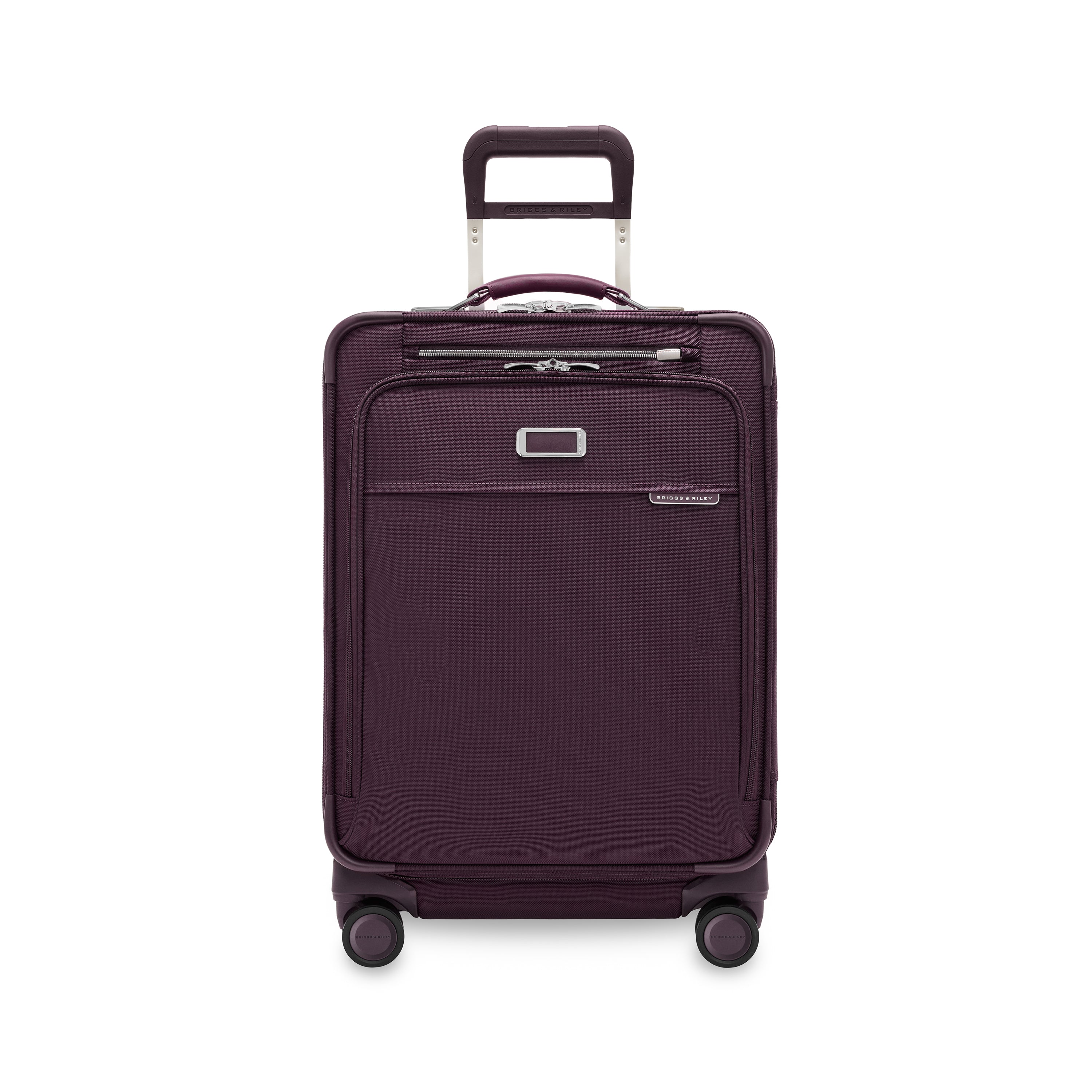 Briggs & Riley Baseline Compact Checked Expandable Spinner - Plum