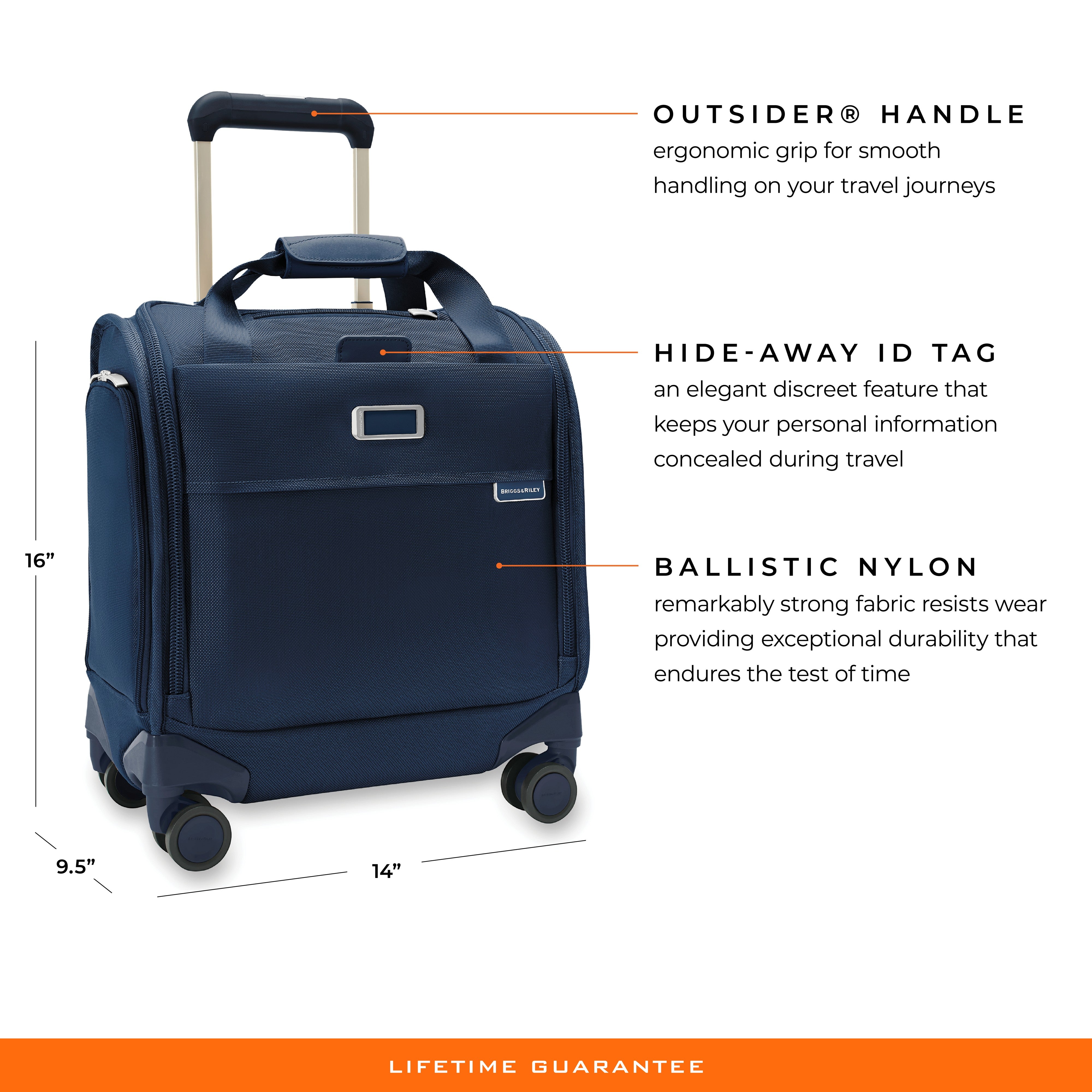 Briggs & Riley Baseline Cabin Spinner - Navy