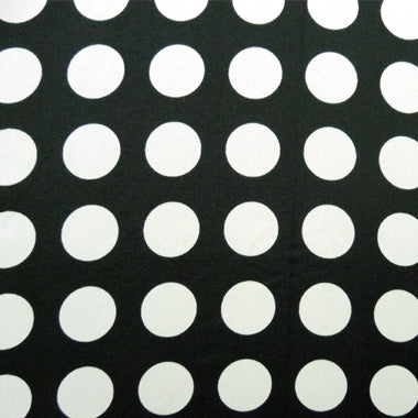 Vista 08009 Polka Dot Umbrella in Black — detail view
