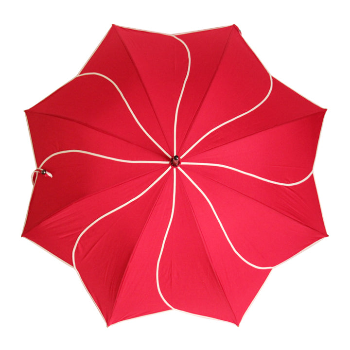 Vista 08016 Swirl Umbrella in Red — angle view 2 # color_Red