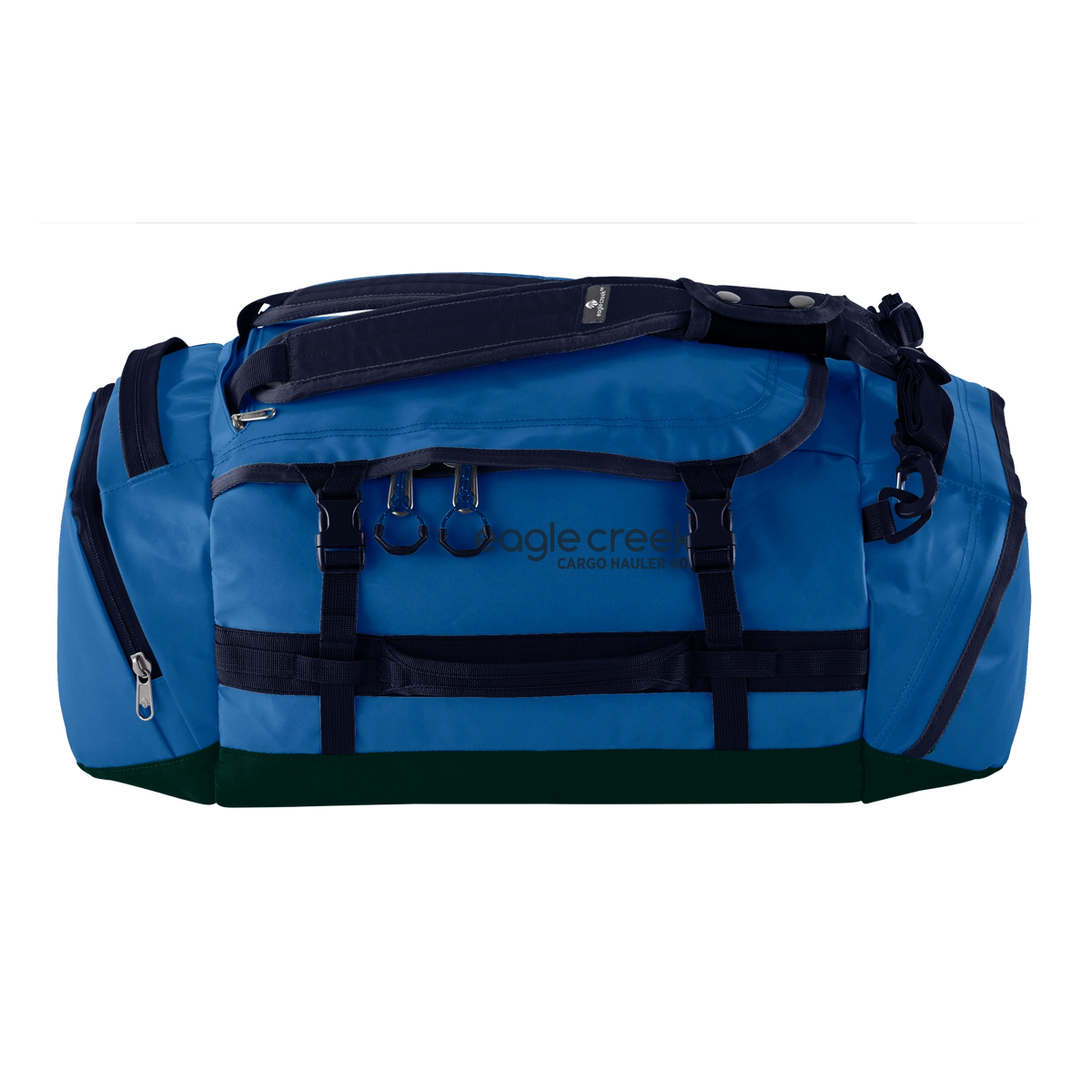 Eagle Creek Cargo Hauler Duffel 40L in Aizome Blue — angle view 2