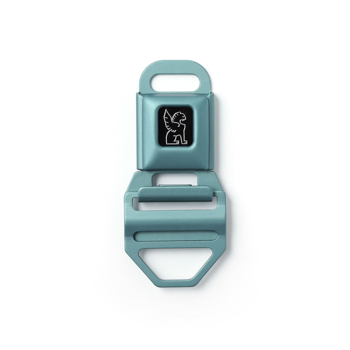 Chrome Industries Seatbelt Buckle Large (2") in Steel Blue — front view