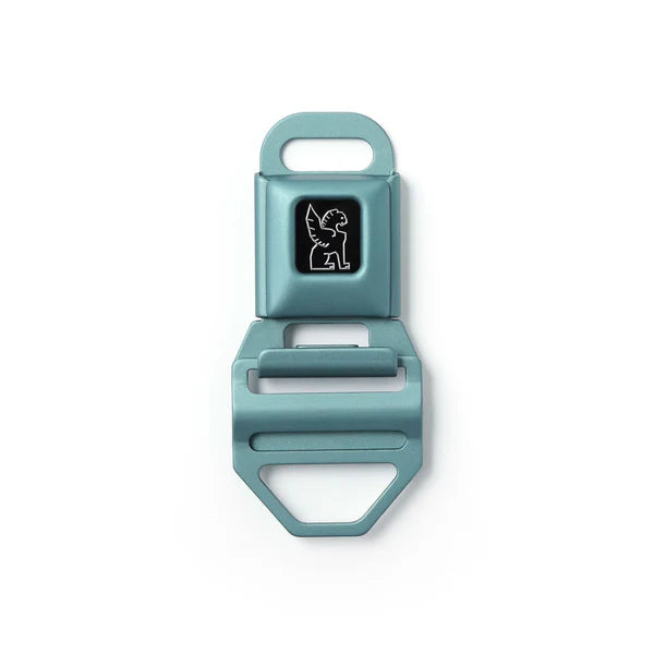 Chrome Industries Seatbelt Buckle (Large 2 inch) – light blue finish