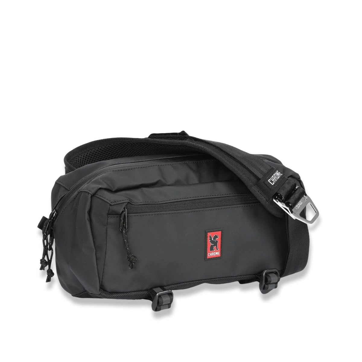 Chrome Industries Mini Kadet Sling Bag 5L in Black Tarp — front view # color_Black Tarp