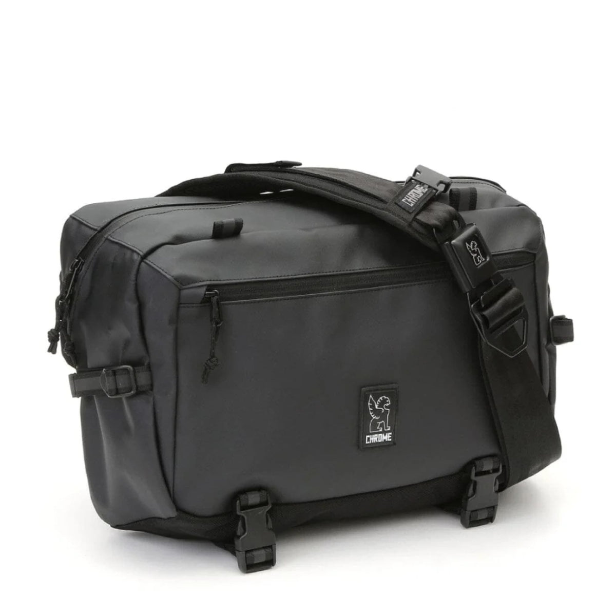Chrome Industries Kadet Max Sling Bag 15L in Black Tarp — front view