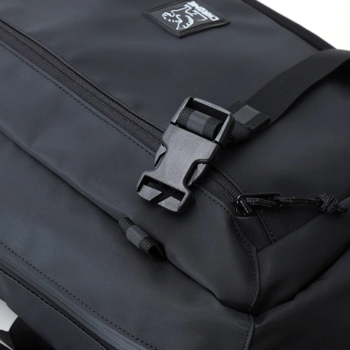 Chrome Industries Kadet Max Sling Bag 15L in Black Tarp — detail view