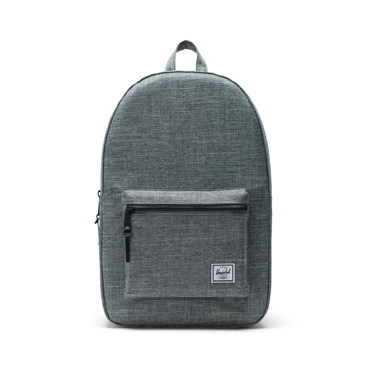 Herschel Settlement Backpack 23L in Raven — front view