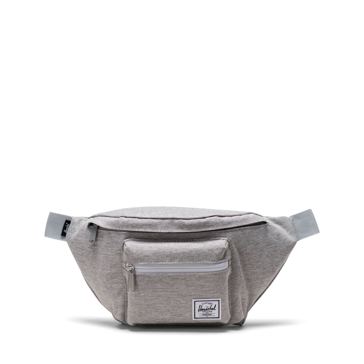 Herschel Seventeen Hip Pack 3.5L in Light Grey — front view # color_Light Grey