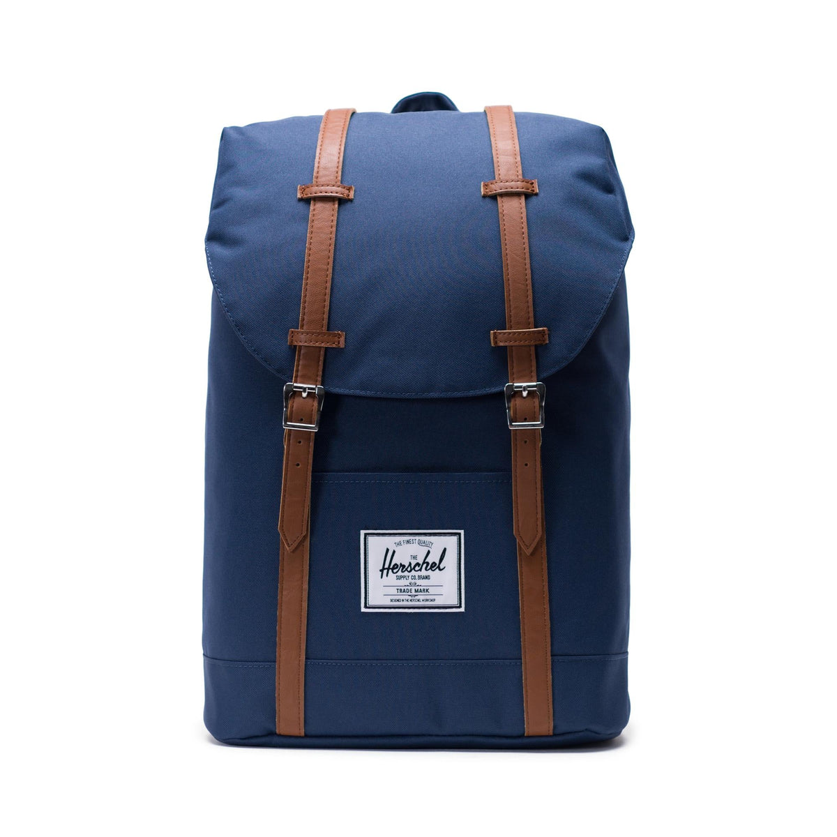 Herschel Retreat Backpack 19.5L in Navy — front view # color_Navy