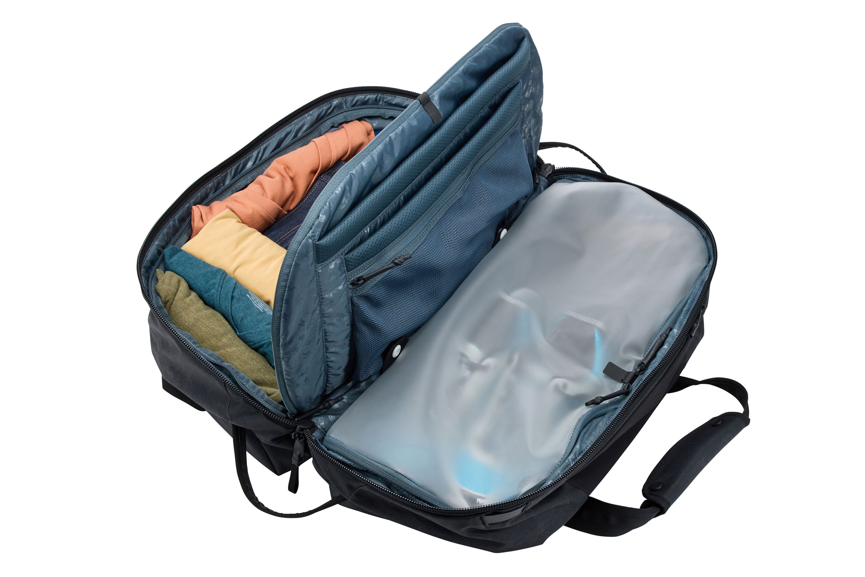 Thule Aion Duffel Bag 35L in Black — interior view 2 # color_Black
