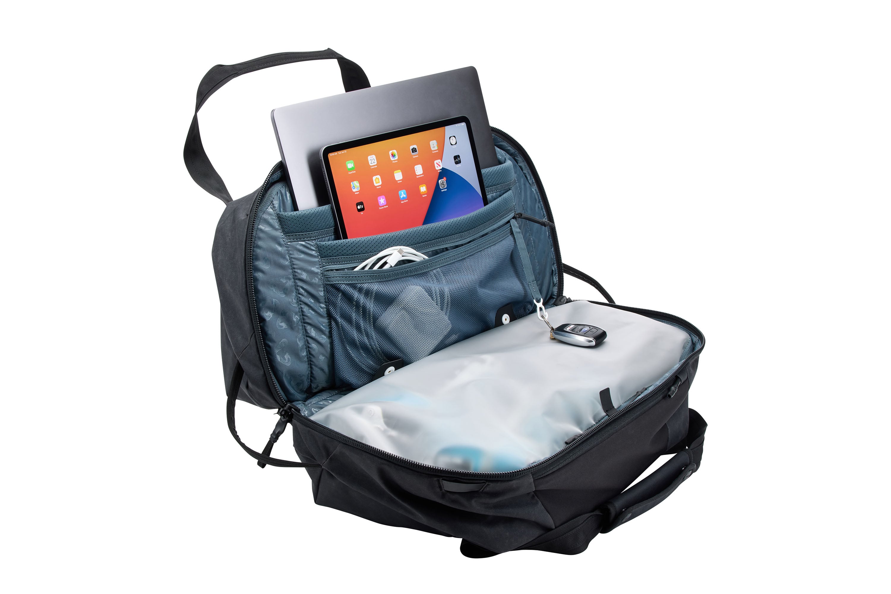 Thule Aion Duffel Bag 35L in Black — interior view 4 # color_Black