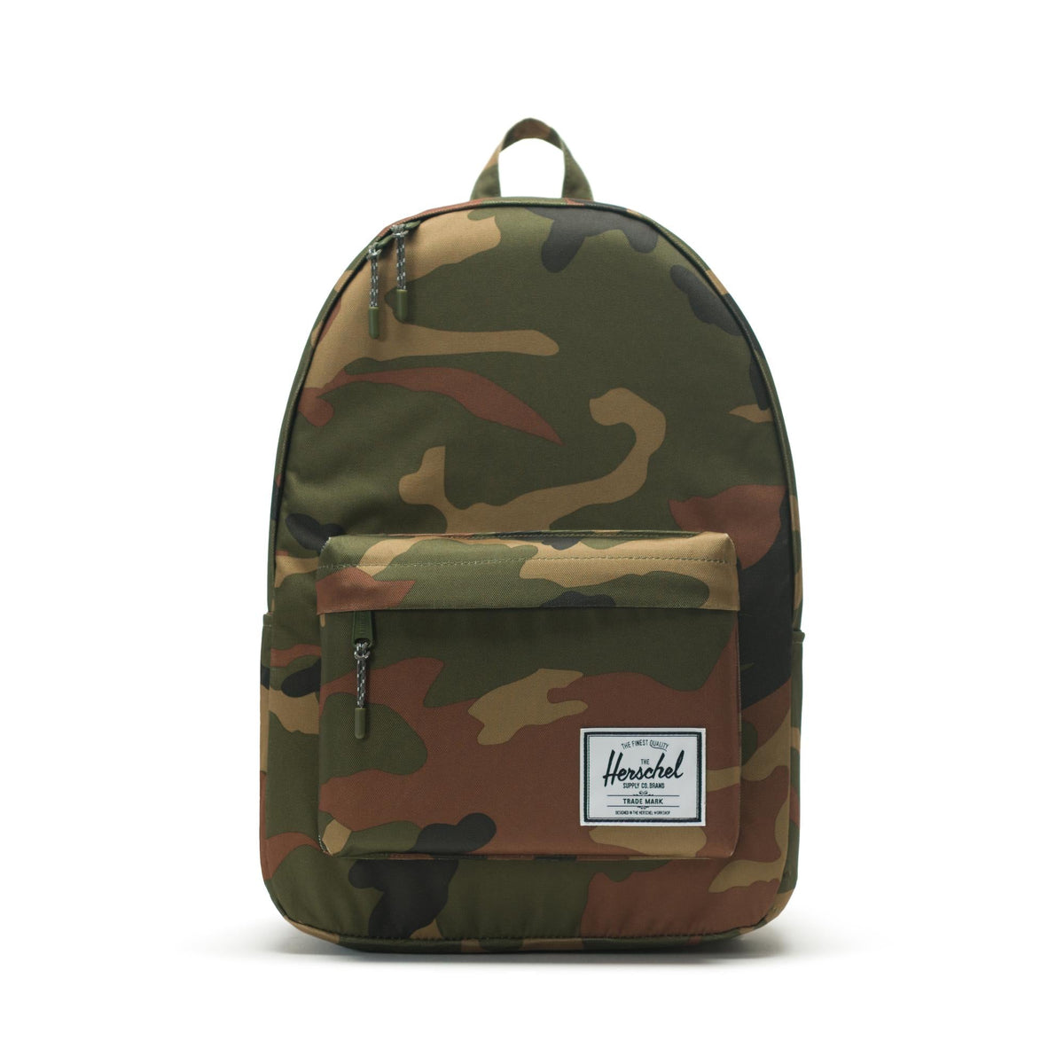 Herschel Classic Backpack | XL 30L in Woodland Camo — front view # color_Woodland Camo