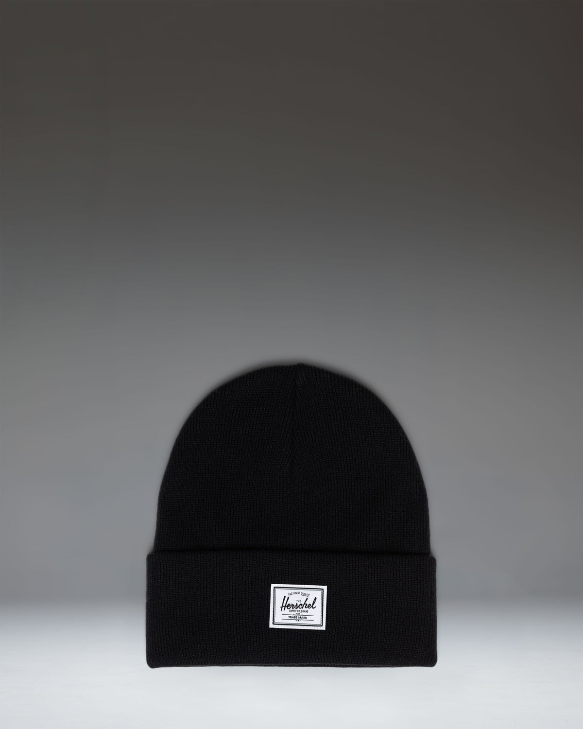 Herschel Elmer Beanie in Black — front view
