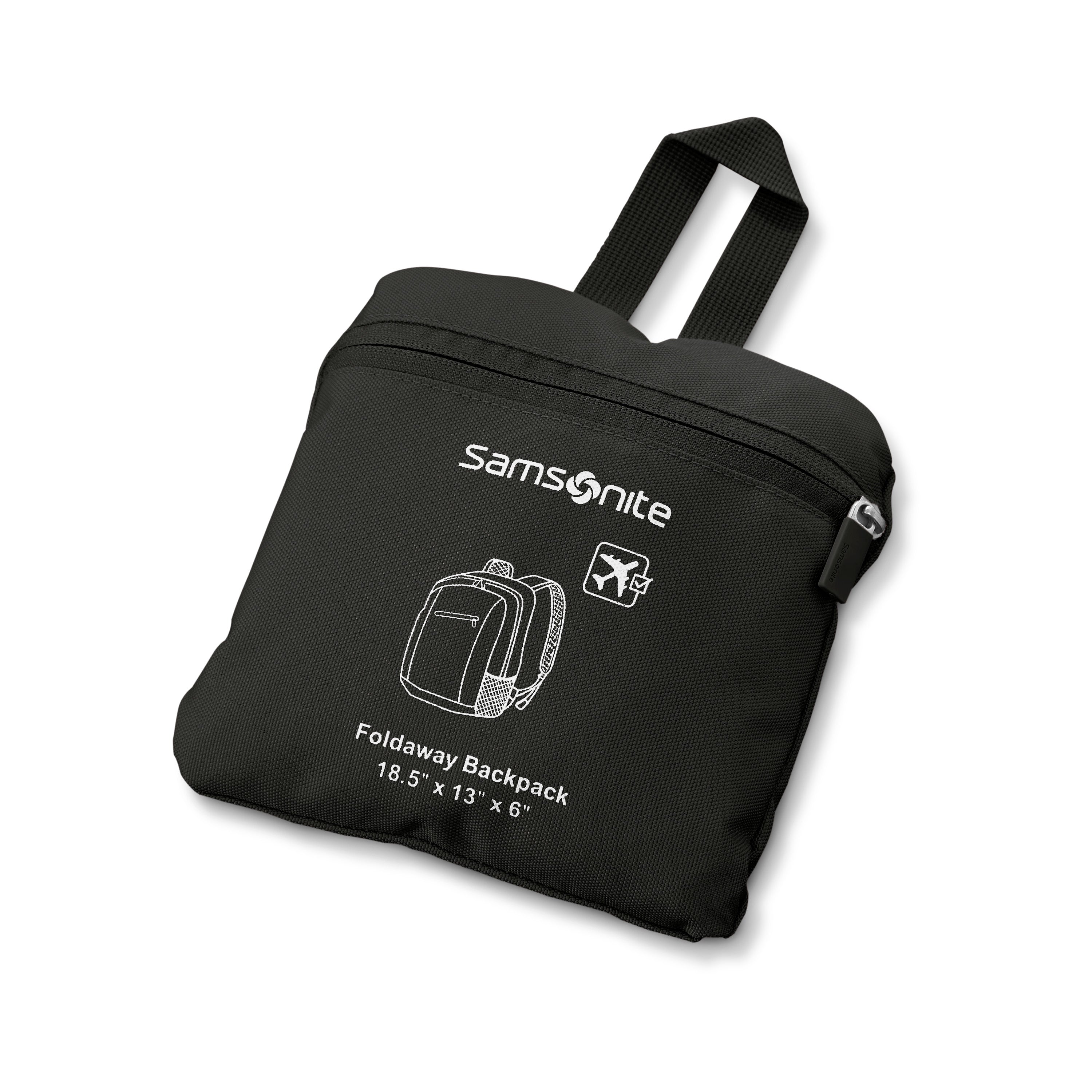 Samsonite Foldaway Backpack - Black