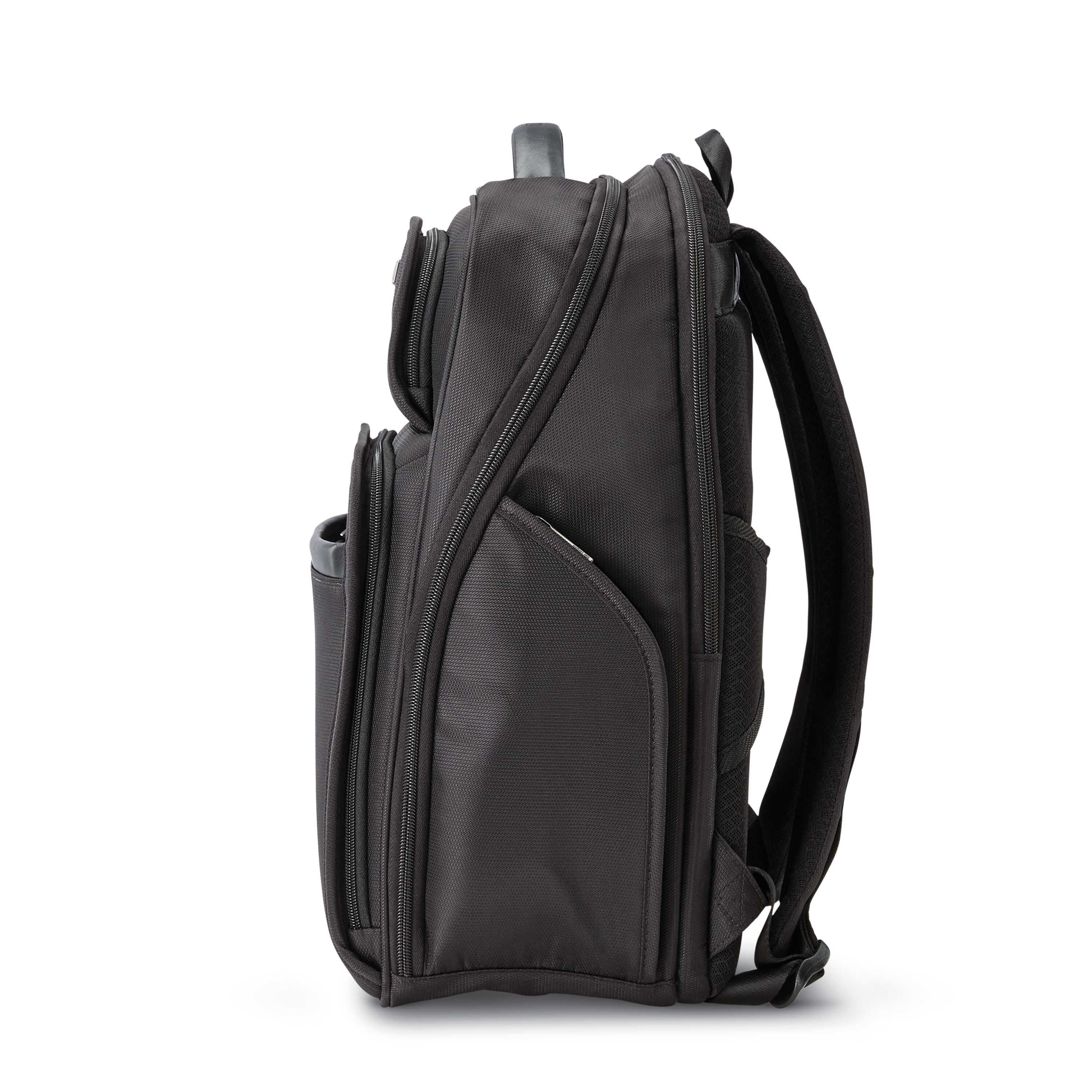 Hartmann Metropolitan 2 Executive Backpack in Black — angle view 1