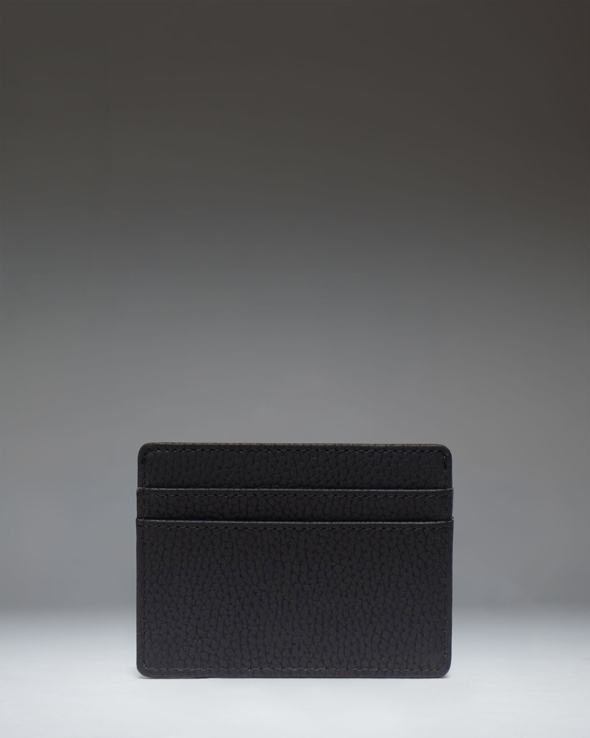 Herschel Charlie Cardholder Vegan Leather Wallet in Black — back view