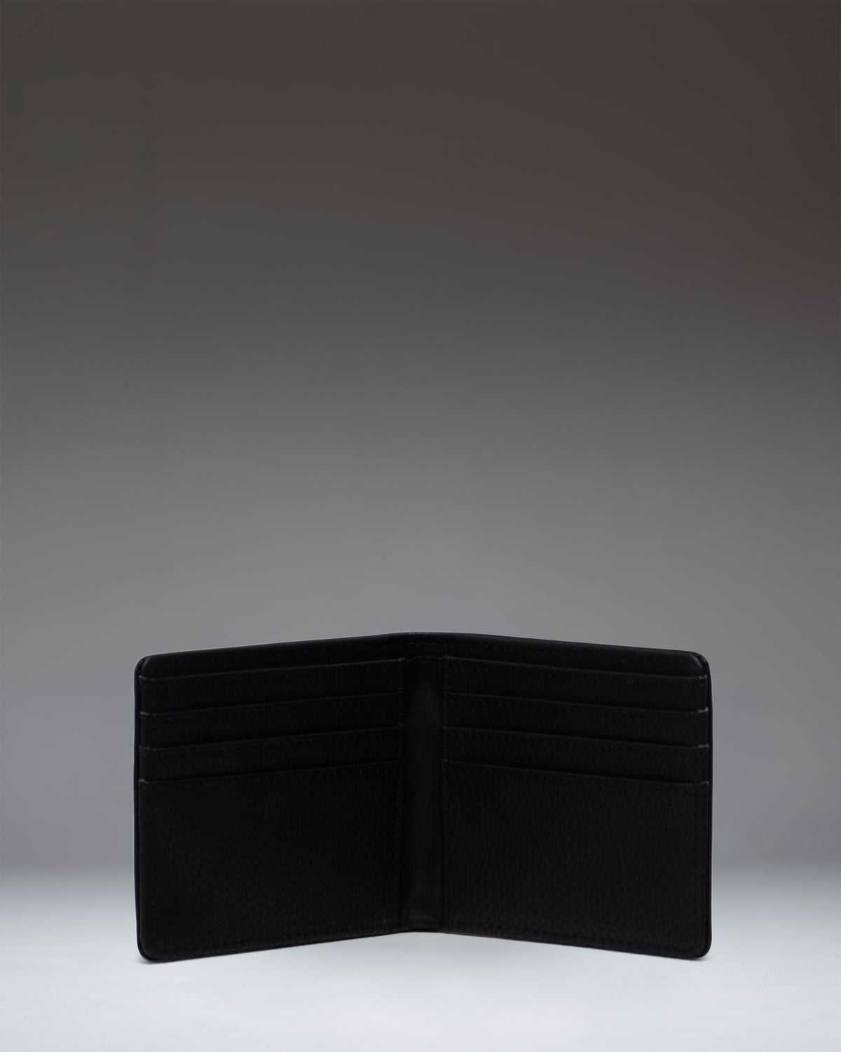 Herschel Roy Wallet Vegan Leather in Black — interior view