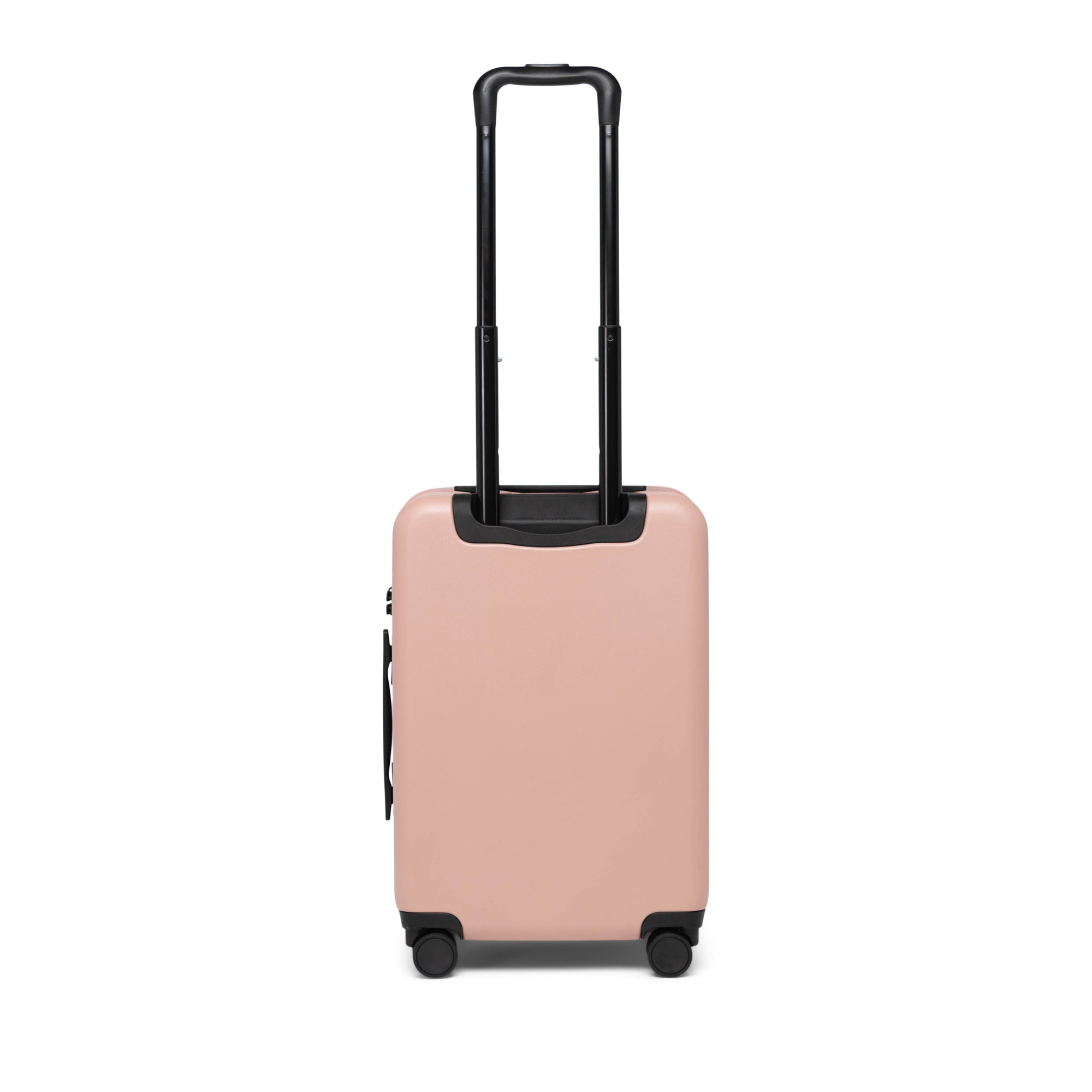 Herschel Heritage Hardshell Large Carry On Luggage 43L in Ash Rose — back view 2 # color_Ash Rose