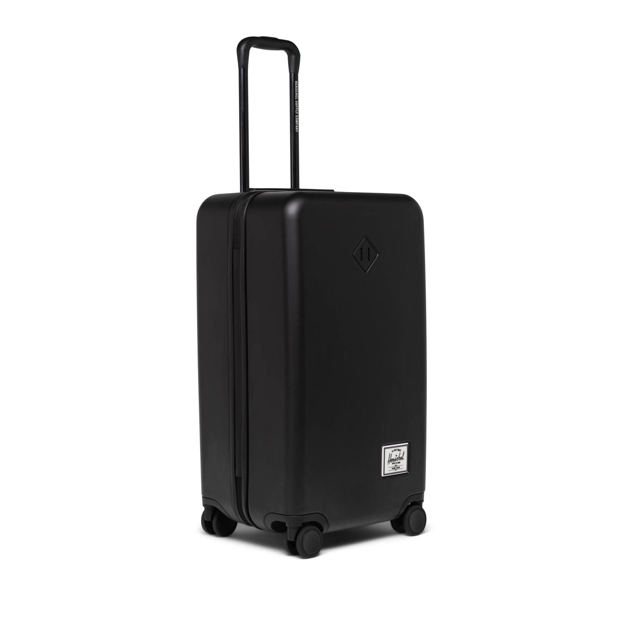 Herschel Heritage Hardshell Medium Luggage 67L in Black — angle view 3 # color_Black