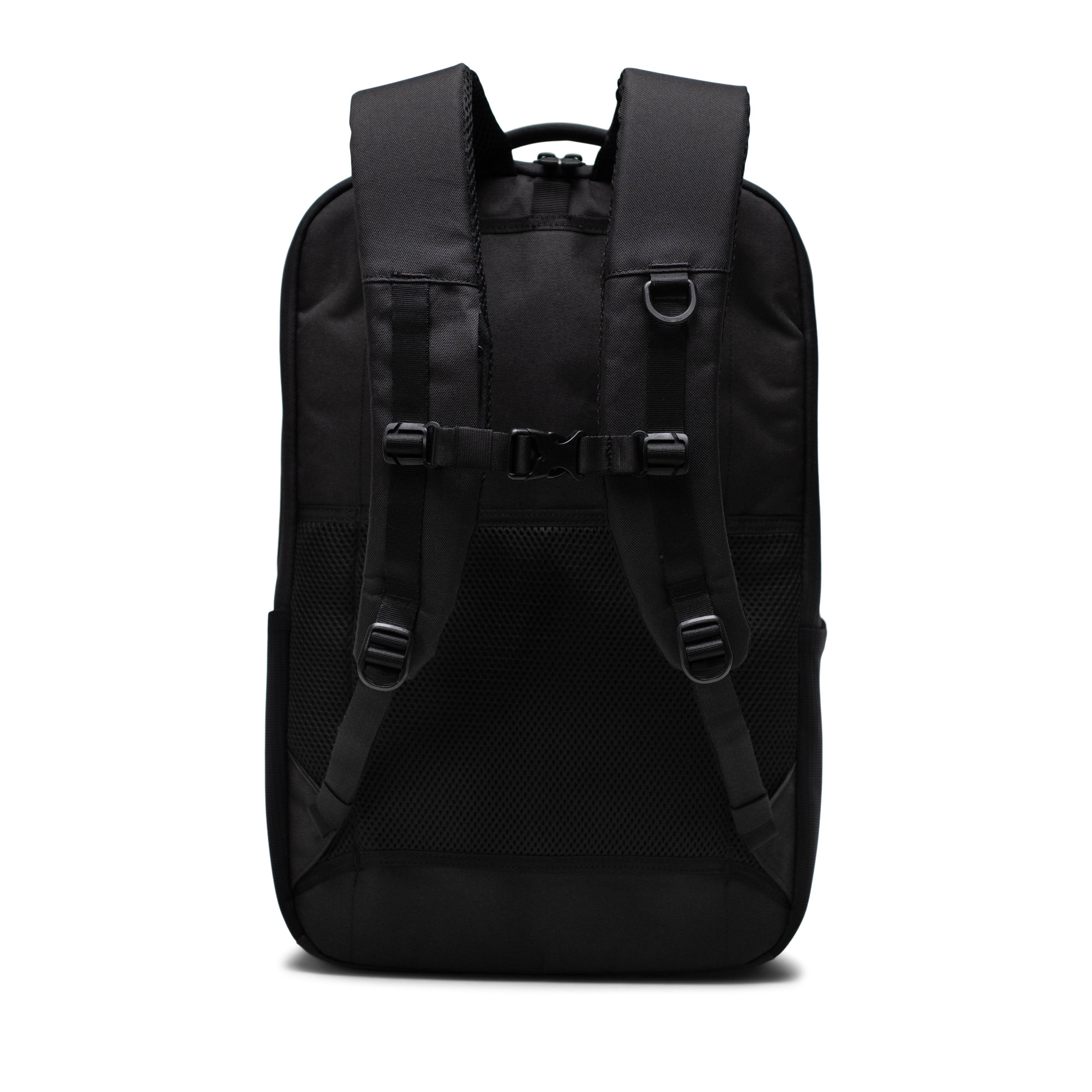 Herschel Kaslo Backpack Tech 30L in Black — back view