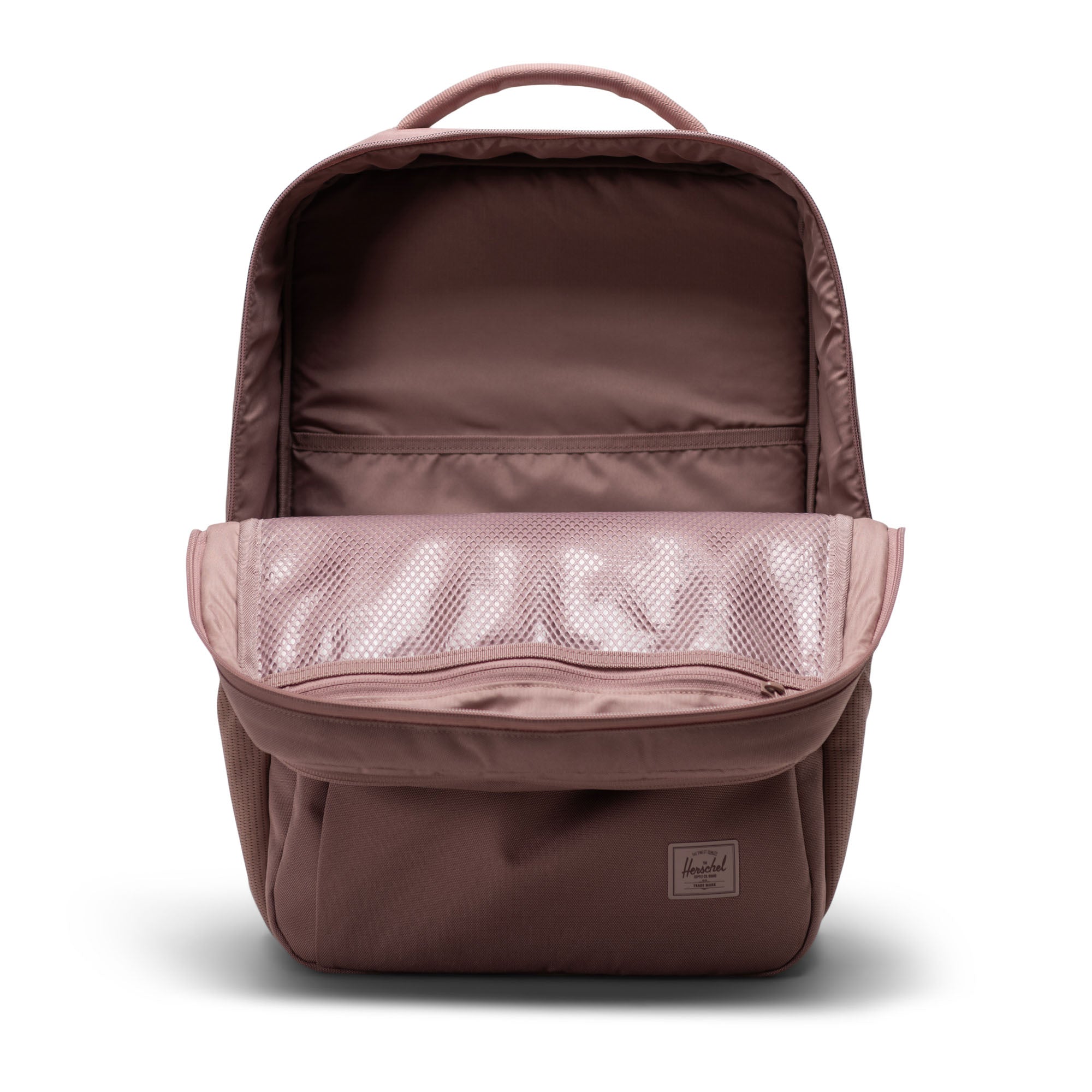Herschel Kaslo Backpack Tech 30L in Ash Rose Tonal — interior view 2