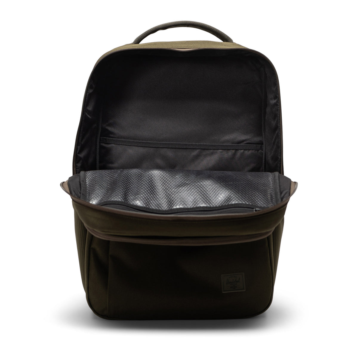 Herschel Kaslo Backpack Tech 30L in Ivy Green Tonal — angle view 3 # color_Ivy Green Tonal