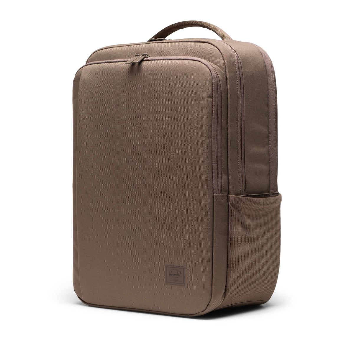 Herschel Kaslo Backpack Tech 30L in Light Brown — angle view 4 # color_Light Brown
