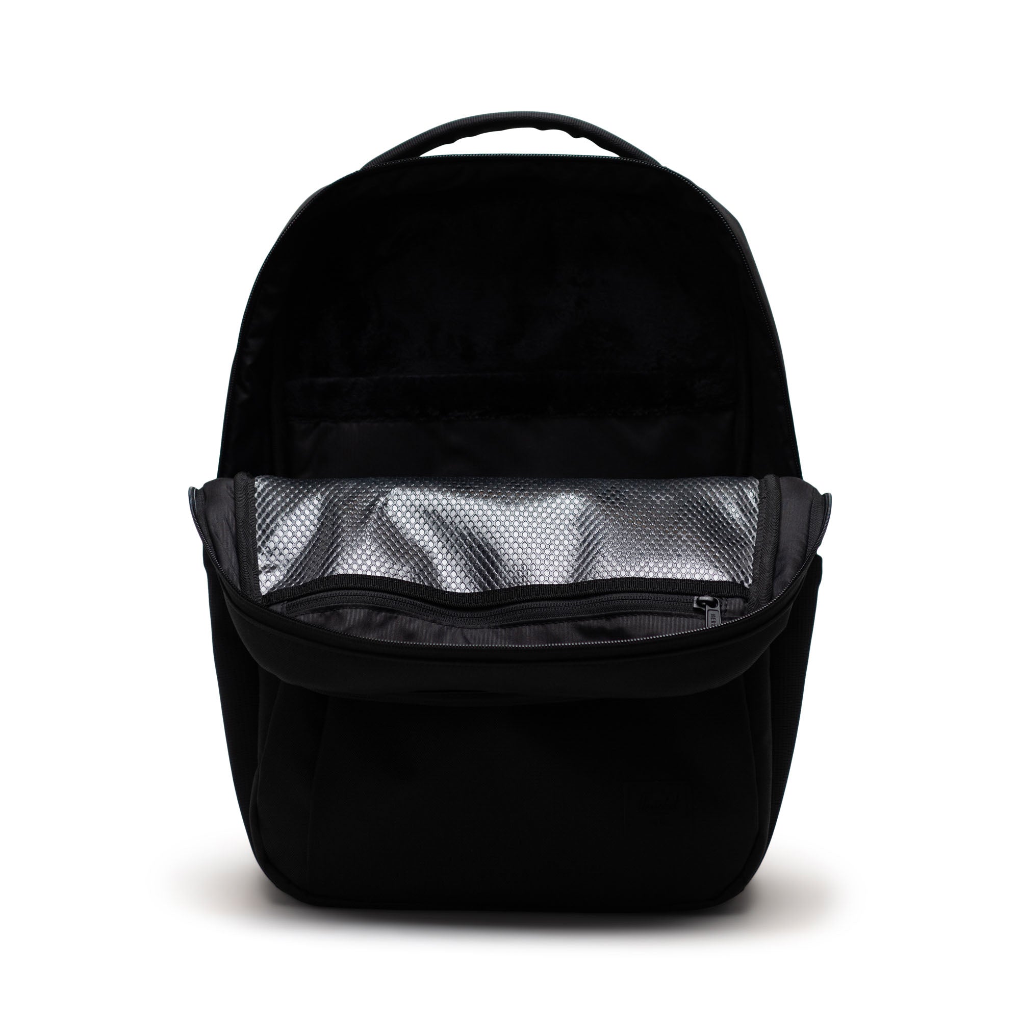 Herschel Kaslo Daypack Tech 20L in Black — interior view 3